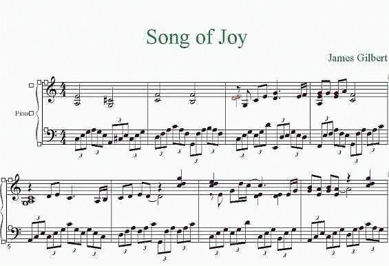 Song Of Joy example
